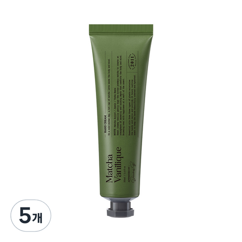 더마비 내러티브 핸드크림 말차바닐릭, 50ml, 5개