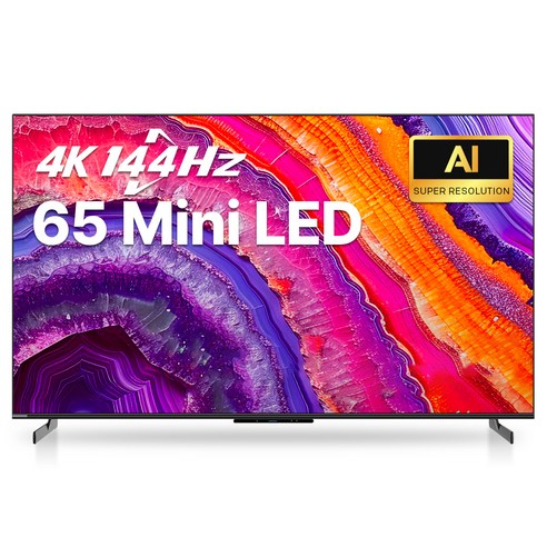 이스트라 4K UHD LED 144Hz AI 65 QD Mini LED 퀀텀사운드 이스트라 쿠카 구글 스마트TV, 165cm(65인치), UC653MLED, 벽걸이형, 방문설치
