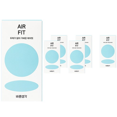 바른생각 에어핏 콘돔, 12개입, 6개