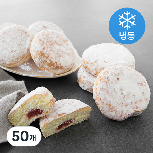 디앤비도너츠 딸기맛필링 도넛 (냉동), 65g, 10개입, 5개