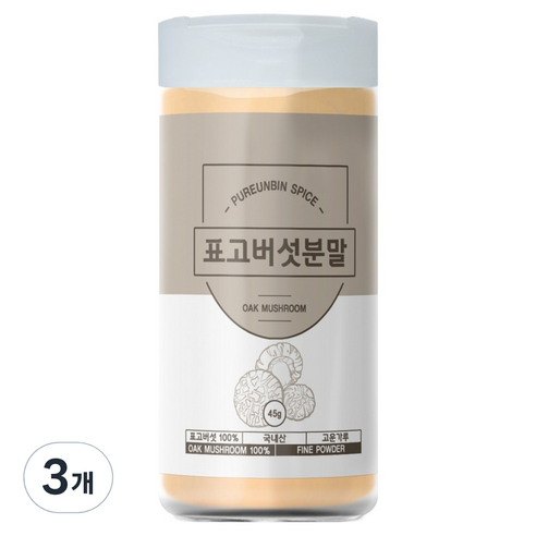 푸른빈 표고버섯 분말 가루, 45g, 3개