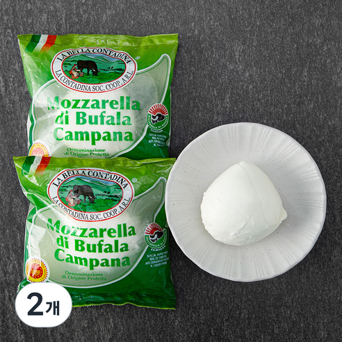 라콘타디나 모짜렐라 디버팔로 캄파나, 125g, 1개입, 4개