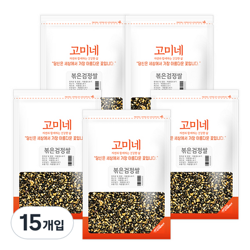 고미네 볶은 검정쌀, 100g, 15개