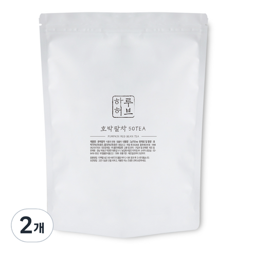 하루허브 호박팥차 대용량, 1g, 50개입, 2개