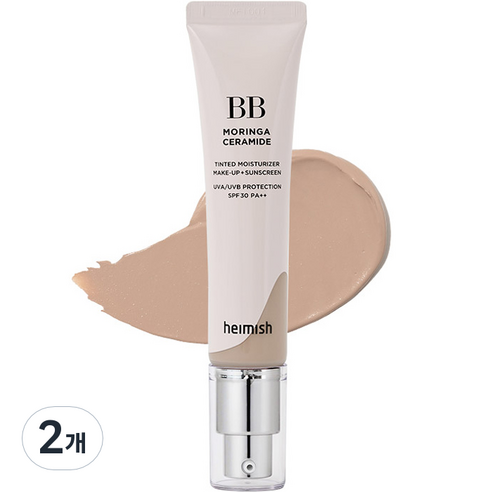 헤이미쉬 모링가 세라마이드 비비크림 SPF30 PA++ 30ml, 21C Light Nude, 2개
