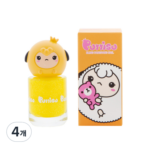 뿌띠슈 블링팡팡 네일, 트윙클노랑, 4개