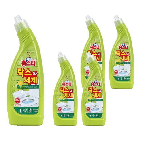홈스타 락스와세제 허벌 시트러스, 750ml, 5개