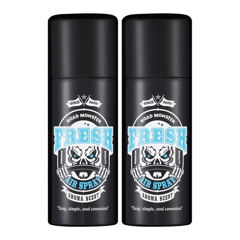 로드몬스터 프레쉬에어 차량용 탈취제, 100g, 2개
