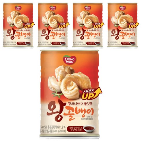 동원 왕골뱅이, 400g, 5개