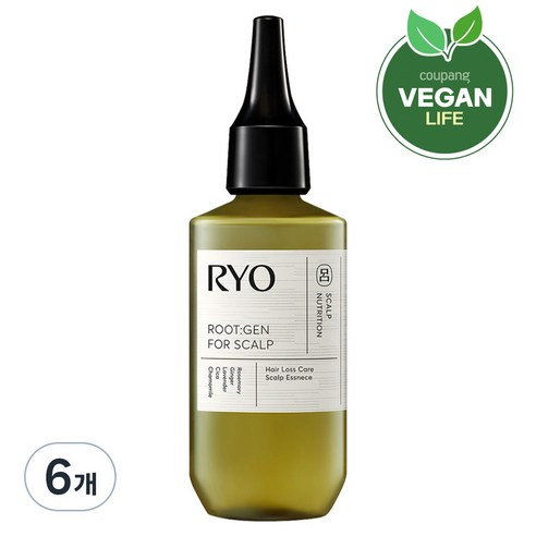 려 루트젠 탈모 증상 전문 케어 두피 에센스, 80ml, 6개