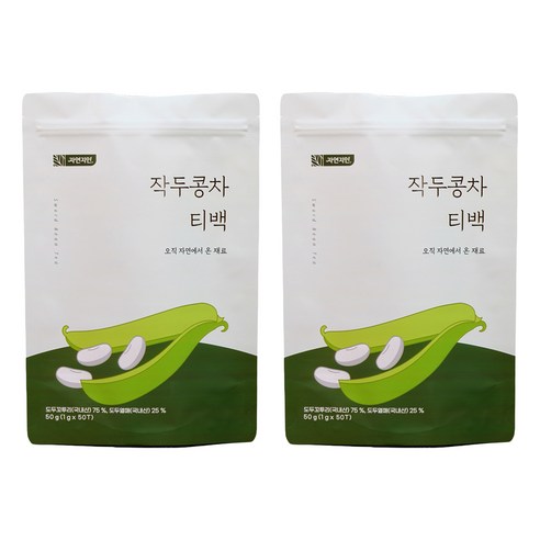 자연지인 작두콩차 티백, 1g, 50개입, 2개