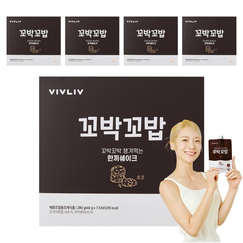 비브리브 꼬박꼬밥 체중조절용 조제식품 초코, 40g, 35개