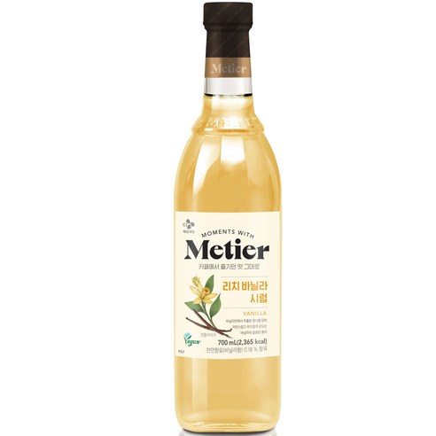 CJ 메티에 리치바닐라시럽 700ml, 1개