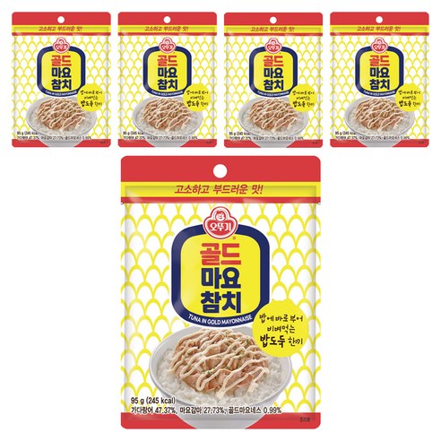 오뚜기 골드마요참치 파우치, 95g, 5개