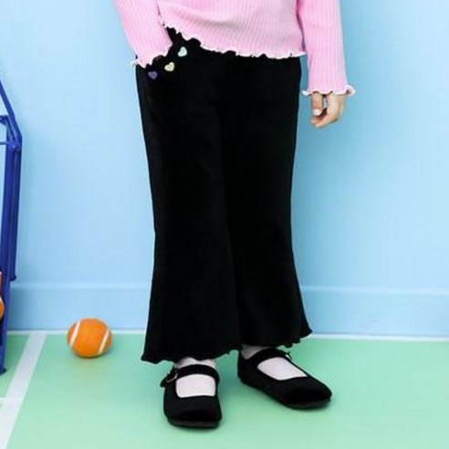 앤디애플 여아용 보들골지벨로아부츠컷팬츠