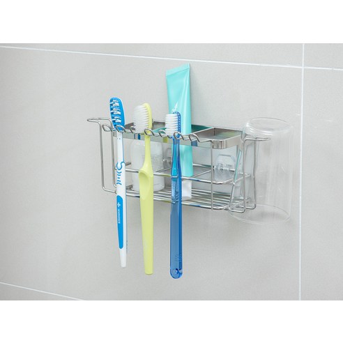 TAMSAA 牙刷架 浴室配件 浴室牙刷架 馬桶牙刷架 蜘蛛鎖 浴室掛架 浴室牙刷盒 浴室清潔 衛生間用品