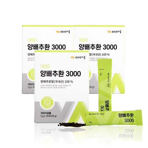 비타민마을 양배추환 3000 스틱, 3g, 90개