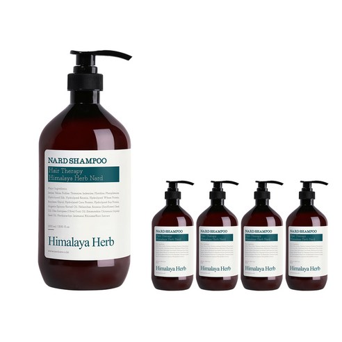 부케가르니 나드 샴푸 티트리 로즈마리향, 1000ml, 5개