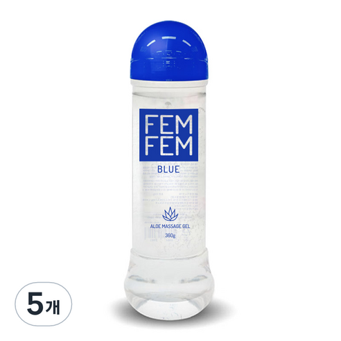 펨펨 블루 알로에 마사지 젤, 360g, 5개