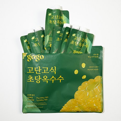 고단고식 단백질쉐이크 초당옥수수 5세트 45g x 35개