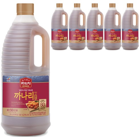 하선정 까나리액젓 골드, 2.5kg, 6개