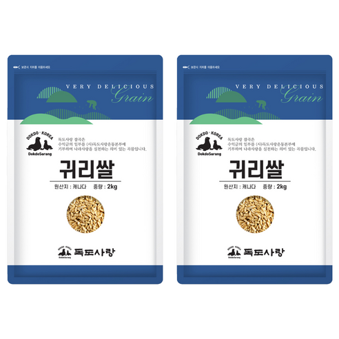 독도사랑 귀리쌀, 2kg, 2개