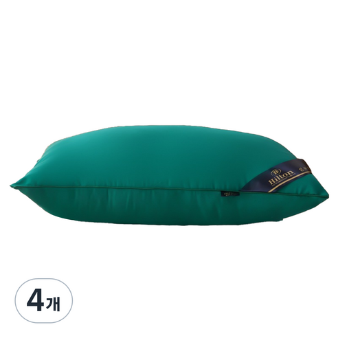 비투윈 편안한 베개솜 800g, 그린, 4개