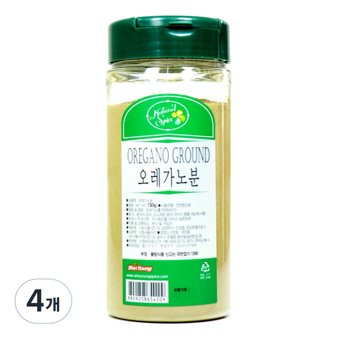 내츄럴스파이스 오레가노 분말, 150g, 4개