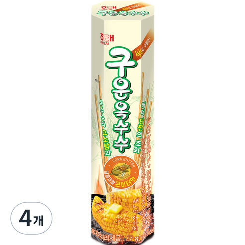 구운옥수수 콘버터맛, 27g, 4개