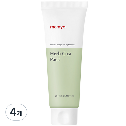마녀공장 허브 시카 팩 75ml, 1개입, 4개