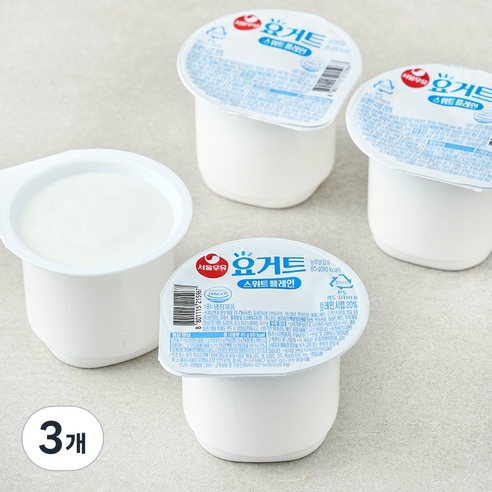 서울우유 요거트 스위트플레인 4개입, 340g, 3개