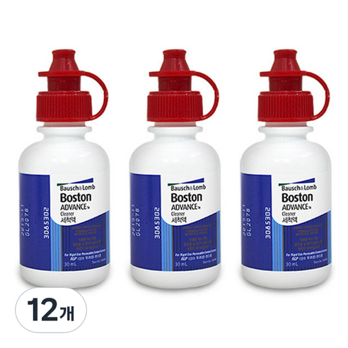 보스톤 어드밴스 클리너 렌즈세정액, 30ml, 12개