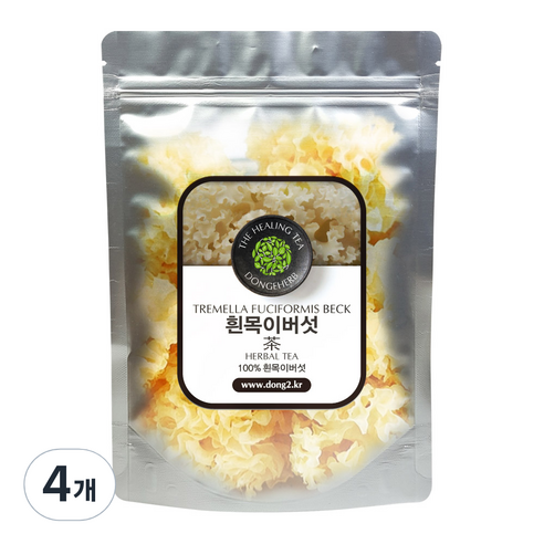 동이약초 흰목이버섯, 150g, 4개