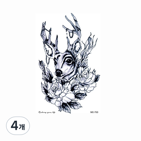 파티복닷컴 타투스티커 JT056 19 x 12 cm, 4개
