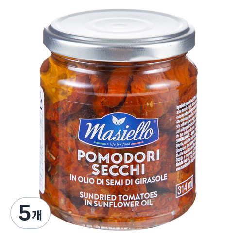 마시엘로 이탈리아 썬드라이 토마토, 280g, 5개