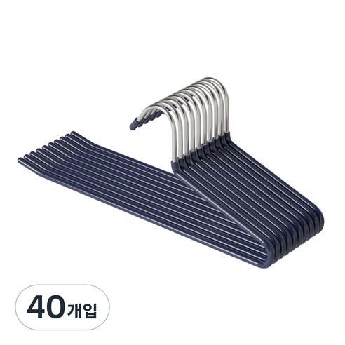 코멧 홈 논슬립 바지걸이, 네이비, 40개