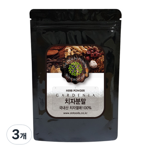 성보식품 국내산 치자 분말, 3개, 150g