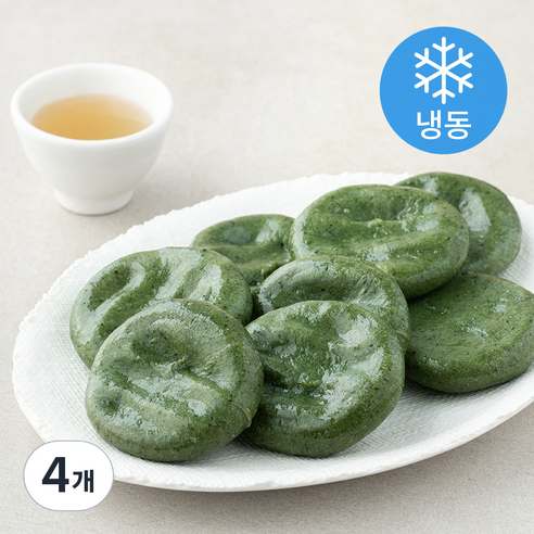 아리울떡공방 굳지않는 쑥개떡 (냉동), 350g, 4개, 1개입