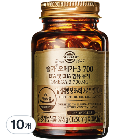 솔가 오메가3 700 30개입, 30정, 10개