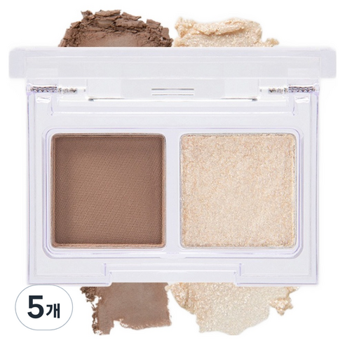 태그 글림 온 아이팔레트, 6호 뉴트럴 브라운, 5개