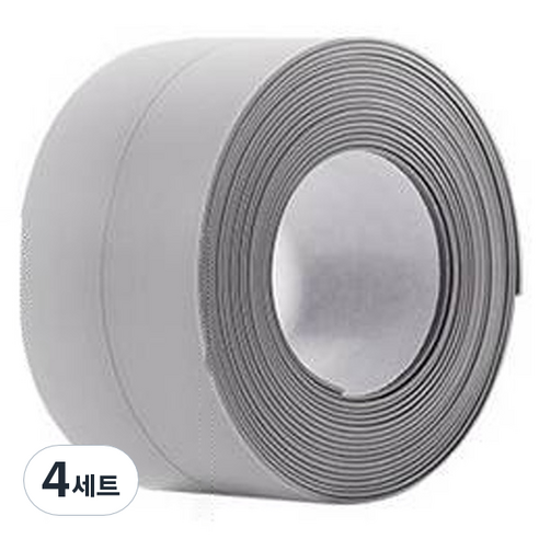 깔끔대장 다용도 방수테이프 그레이 2p, 4세트