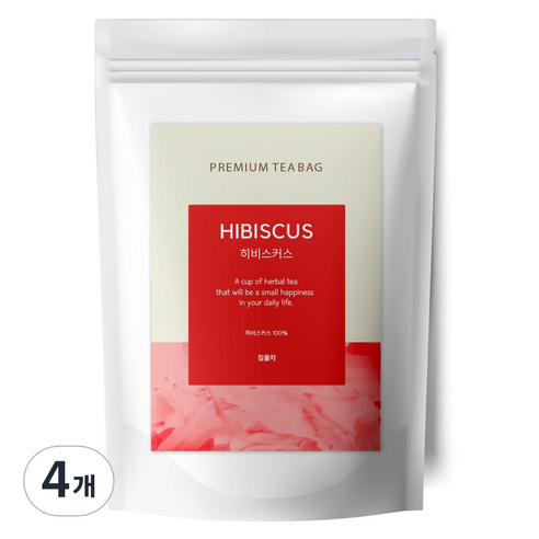 유리아 히비스커스 삼각티백, 1.2g, 30개입, 4개