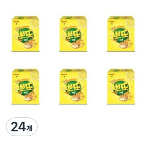 뽀또 크래커 샌드 레몬, 92g, 24개
