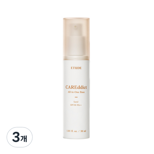 에뛰드 케어딕트 올인원 베이스 30ml, 2호 샌드, 3개