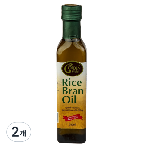 골든필드 100% 현미유, 2개, 250ml