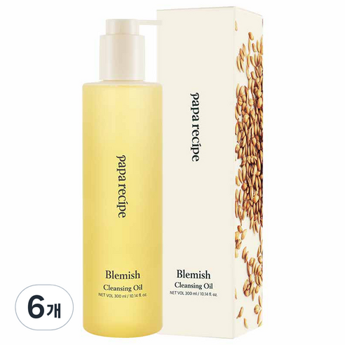 파파레서피 블레미쉬 클렌징 오일, 300ml, 6개