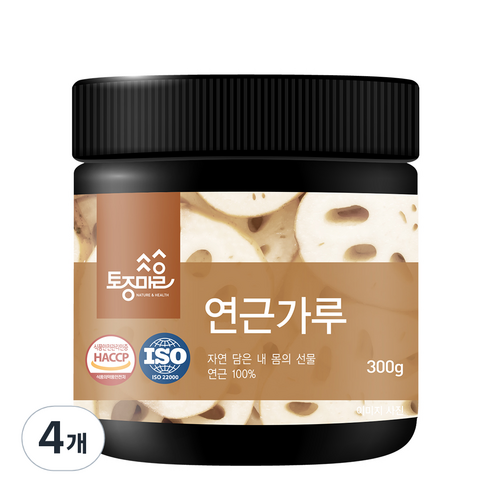 토종마을 연근가루, 300g, 4개