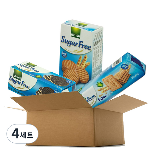 구욘 슈가프리 통밀 초코 다이제스티브 270g + 쇼트브레드 330g + 통밀 화이바 170g, 4세트