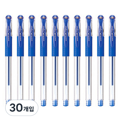 미쓰비시 유니볼 시그노 UM-151 0.28mm, 블루, 30개입