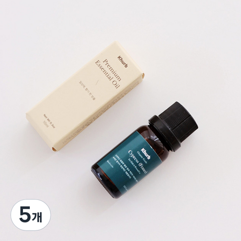 킴스허브 사이프러스 에센셜 오일, 10ml, 5개